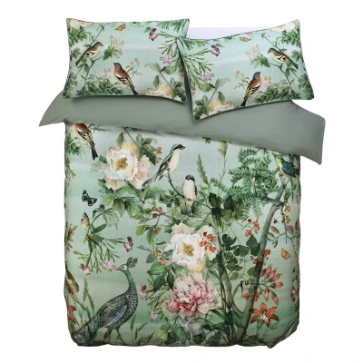 Afbeelding van M.M Linen Chinoiserie Dekbedovertrek Lits jumeaux 240x200/220 cm Groen
