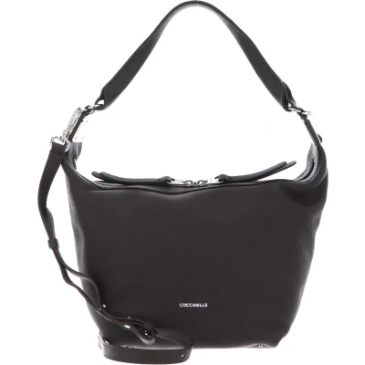 Afbeelding van COCCINELLE Leren Schoudertas Mintha Handbag Bark Donkerbruin