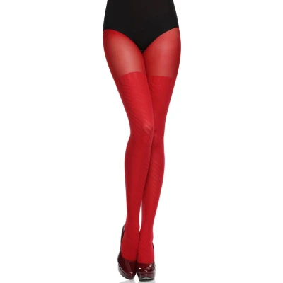 Afbeelding van Merry Style Dames Panty 60 DEN Halsterloos Polyamide MS GB 355 Rood S