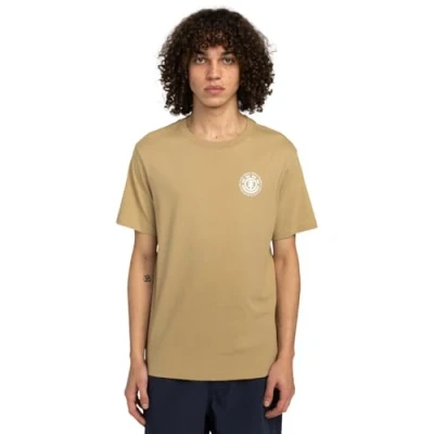 Afbeelding van Element Tshirt print, Heren, Maat: Medium, Kha