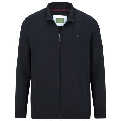 Afbeelding van Charles Colby fijngebreid vest EARL THOMAS Plus Size donkerblauw