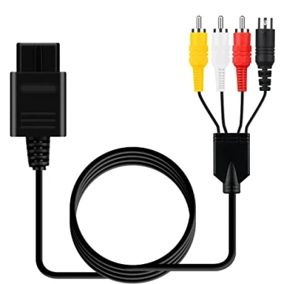 Afbeelding van OSTENT AV Composite S Video RCA HD TV kabel Compatibel voor Nintendo 64 N64 SNES SFC NGC