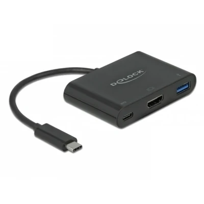 Afbeelding van Delock USB Type C™ Adapter to HDMI 4K 30 Hz with A and PD
