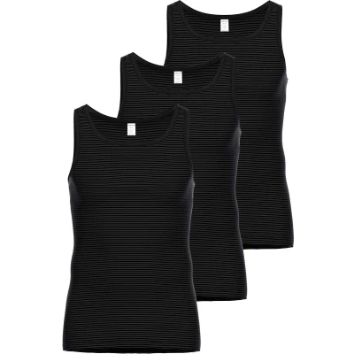 Afbeelding van Ammann 3ER PACK Hemd, Heren, Maat: Large, Anthrazit