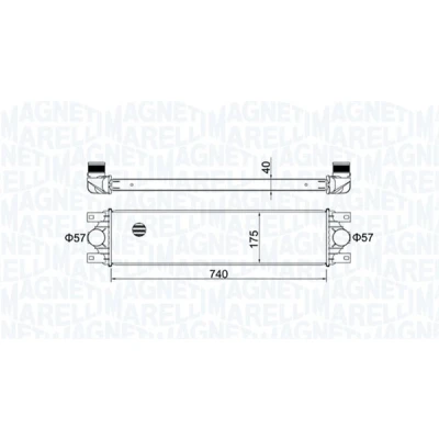 Afbeelding van Magneti Marelli Interkoeler 351319204790