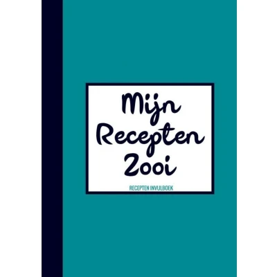 Afbeelding van Geschenk voor Mannen, Vrouwen, Vriend, Vriendin Recepten Invulboek / Receptenboek &quot;Mijn Zooi&quot;