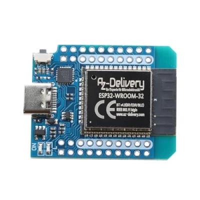 Afbeelding van AZDelivery 1 x ESP32 D1 Mini NodeMCU WiFi module ESP 32 Bluetooth internetontwikkelingskaart met USB C poort compatibel Arduino en Wemos e book