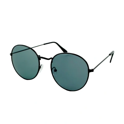 Afbeelding van LOUD AND CLEAR® Retro Zonnebril Rond Heren Dames Zwart Festival