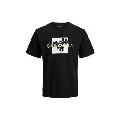 Afbeelding van Jack &amp; Jones Rundhalsausschnitt Tshirt print, Heren, Maat: XS, Black