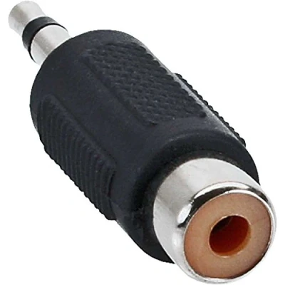 Afbeelding van InLine 20264 audio adapter met jackstekker, zwart