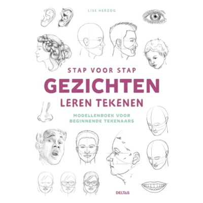 Afbeelding van stap voor gezichten leren tekenen (Paperback)