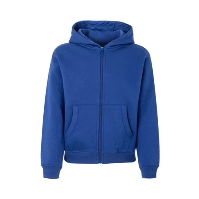 Afbeelding van Mukua Byron Kids Sweatshirt met ritssluiting en capuchon, koningsblauw, maat 7/8