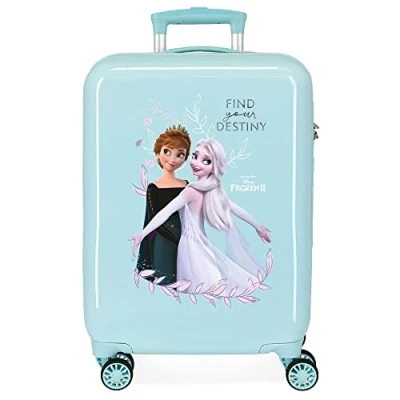 Afbeelding van Disney Frozen Memories Kabinentrolley, Blauw, 38 x 55 20 cm, Starr, ABS combinatiesluiting, Talla Unica, Koffer