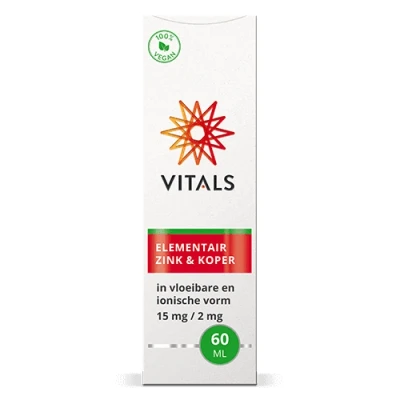 Afbeelding van Vitals Elementair Zink &amp; Koper, 60 ml