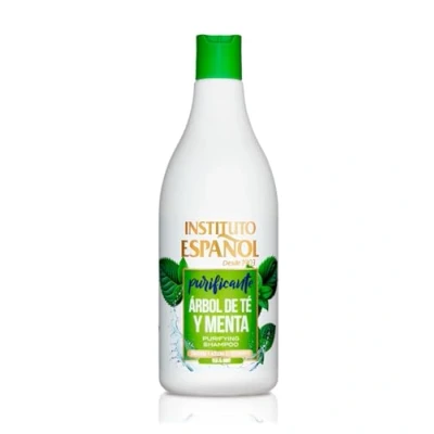 Afbeelding van Instituto Espanol Champu Purificante Arbol De Te + Menta / Thee en Munt Douchegel Vegan/ 750 Ml