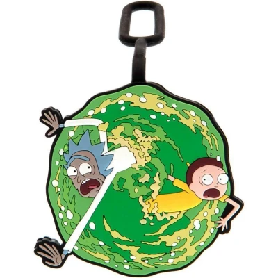 Afbeelding van RIck &amp; Morty Portal Bagage Label &#039;10x18&#039;
