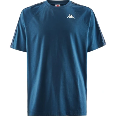 Afbeelding van Kappa Unisex T shirt Blauw Maat S