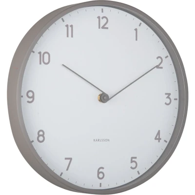 Afbeelding van Karlsson Wandklok Sencillez Donkergrijs Ø30cm Scandinavisch