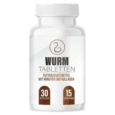 Afbeelding van Saint Nutrition® Wormtabletten voor huisdieren, ondersteunt de darmgezondheid bij honden en katten, natuurlijke ingrediënten, ideaal je 30 stuks