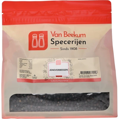 Afbeelding van Van Beekum Specerijen Jeneverbessen 800 gram (hersluitbare stazak)