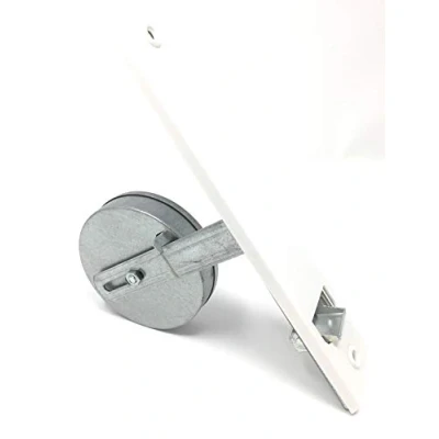 Afbeelding van Inlaatriemwikkelaar incl. afdekplaat wit, gatafstand 215 mm, voor 10 12 m riemopname max. tot 23