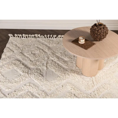 Afbeelding van Svea Matteo vloerkleed 250 x 350 cm off white Stof