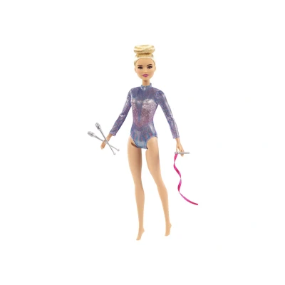 Afbeelding van Barbie Ritmische Gymnastiek Pop Blond + Accessoires