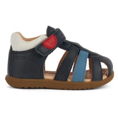 Afbeelding van Geox Babyjongens B Macchia Boy sandaal, Navy Lt Blue., 18 EU