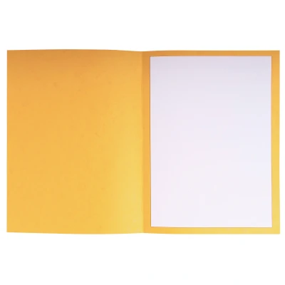Afbeelding van Pleidooimappen &quot;&quot;Voor/Tegen&quot;&quot; Versterkt Karton 25x32cm Geel 25 Stuks