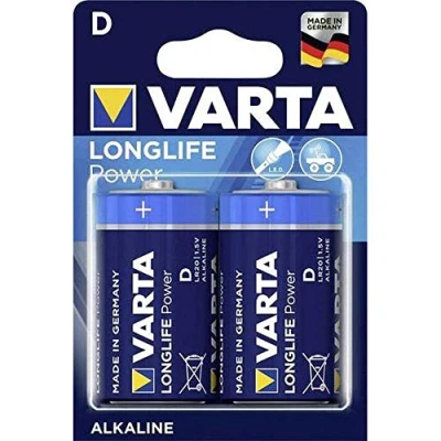 Afbeelding van Varta 4920121412 D batterij (mono) LR20 1,5V alkaline mono high energy, blister à 2 stuks