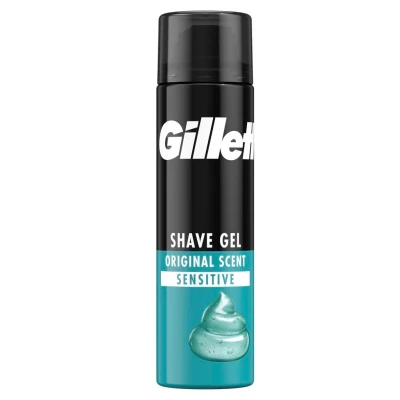 Afbeelding van 6x Gillette Gevoelige Huid Scheergel Basic 200 ml