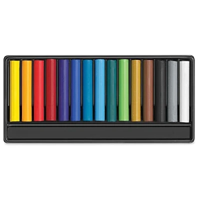 Afbeelding van Neocolor I, diverse kleuren, L: 5 cm, dikte 8 mm, 15 stuk/ 1 doos