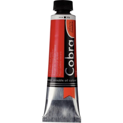 Afbeelding van Olieverf #306 Cadmiumrood Donker Cobra Artitst 40ml