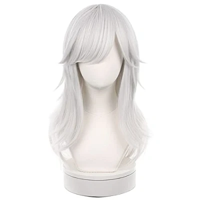 Afbeelding van HIROAKIYA Cyno Wig, Genshin Impact Cosplay Wig with Cap, Length approx.55cm