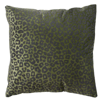 Afbeelding van Dutch Decor SURI Sierkussen met dierenprint 45x45 cm Chive groen