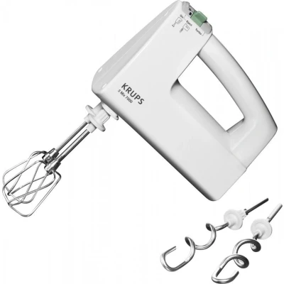 Afbeelding van Krups Handmixer 3 MIX 7000 F60814 Turbo &amp; uitwerpknop, garde deeghaak van edelstaal