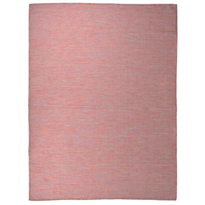 Afbeelding van Buitenkleed platgeweven 120x170 cm rood