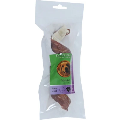 Afbeelding van Natuurlijke Snack wokkel met eend 16 cm zak a 1 stuk Gebr de boon
