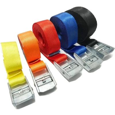 Afbeelding van Silerswaar Spanband Met Klemgesp 25mm 1.0m Geel