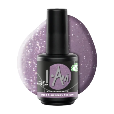 Afbeelding van Soak Off Gel Polish #136 Blueberry Pie (15ml)