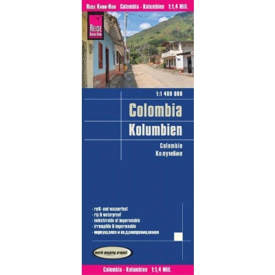 Afbeelding van Reise Know How Landkarte Kolumbien 1 : 400 000: world mapping project