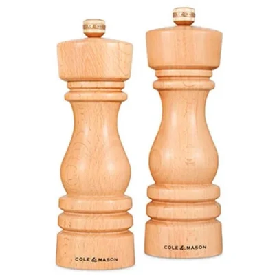 Afbeelding van Peper en zoutmolen Cole &amp; Mason London Natural Beech 18 cm
