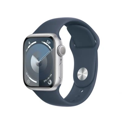 Afbeelding van Smartwatch Apple Watch Series 9 Blauw Zilverkleurig 1,9&quot; 41 mm