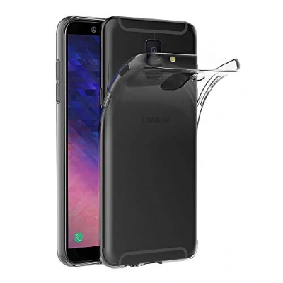Afbeelding van AICEK beschermhoes voor Samsung Galaxy A6 2018, transparant silicone transparant, doorzichtige TPU bumper, telefoonhoes (5,6 inch)