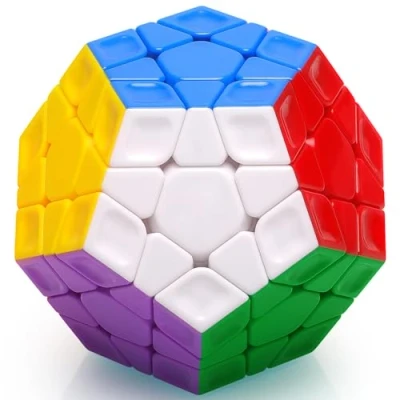 Afbeelding van TOYESS Megaminx Stickerless, Speed Magic Cube 3x3 Dodecahedron Puzzel Kubus Twist Reisspeelgoed Kerst Sokkelvullers voor Kinderen &amp; Volwassenen