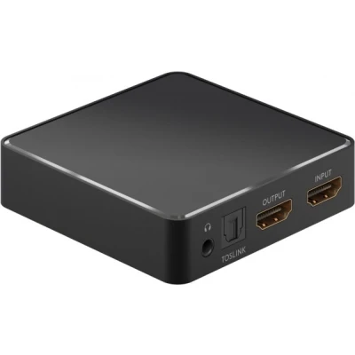 Afbeelding van HDMI audio extractor Goobay 4K@30Hz (HDMI, Toslink, Jack)