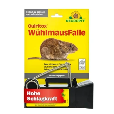 Afbeelding van Neudorff Quiritox woelmuizenval voor effectieve en veilige bestrijding van woelmuizen (aardraden, scher of molmuizen), 1 stuk