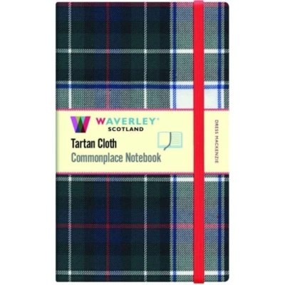 Afbeelding van Dress Mackenzie Large Tartan Notebook: 21 x 13cm: Waverley Scotland Cloth Commonplace Notebook/Journal