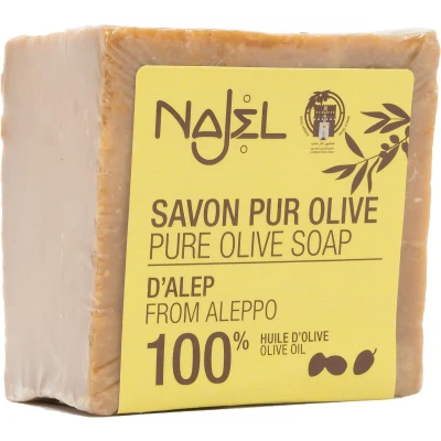 Afbeelding van Najel Aleppo zeep olijf olie 100% 200 g