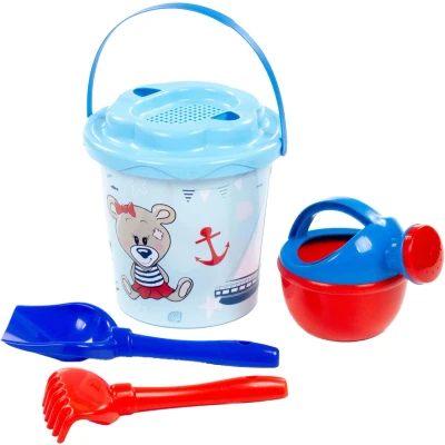 Afbeelding van Overige Merken Emmerset Beer 5 Delig Blauw/Rood